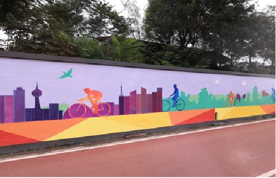 原阳县墙体彩绘-围墙