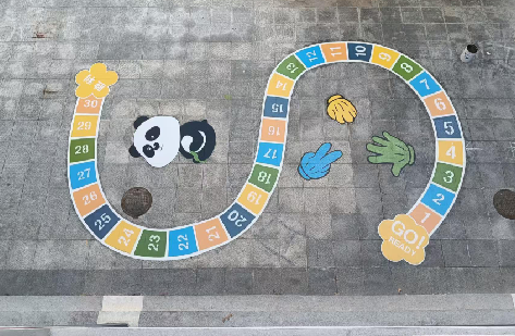 原阳县地面游戏彩绘