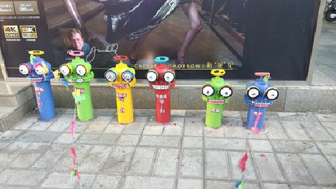 原阳县商业区彩绘