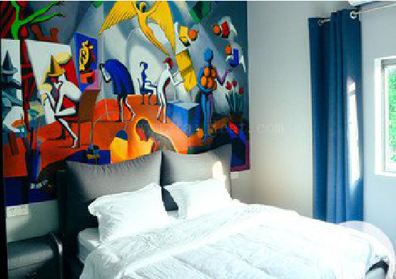 原阳县对于酒店的墙体彩绘而言更注重哪些方面？